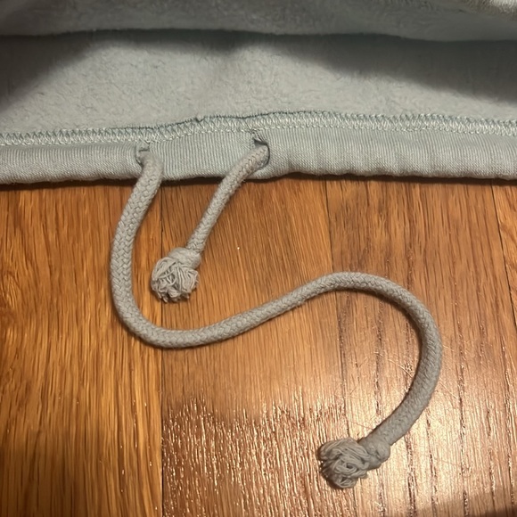 American Eagle blue‎ cropped cinched waist 1/4 Zip size medium - Picture 8 of 12